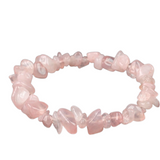 Bracelet baroque Quartz rose
